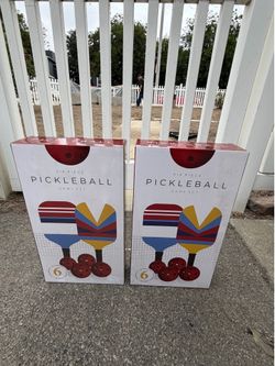 Pickleball six piece game set