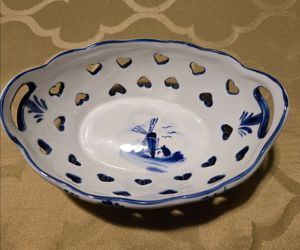Delft Blue Holland Hand Painted Dish.