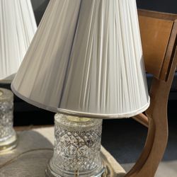 2 Vintage Lamps 17.5 Inch