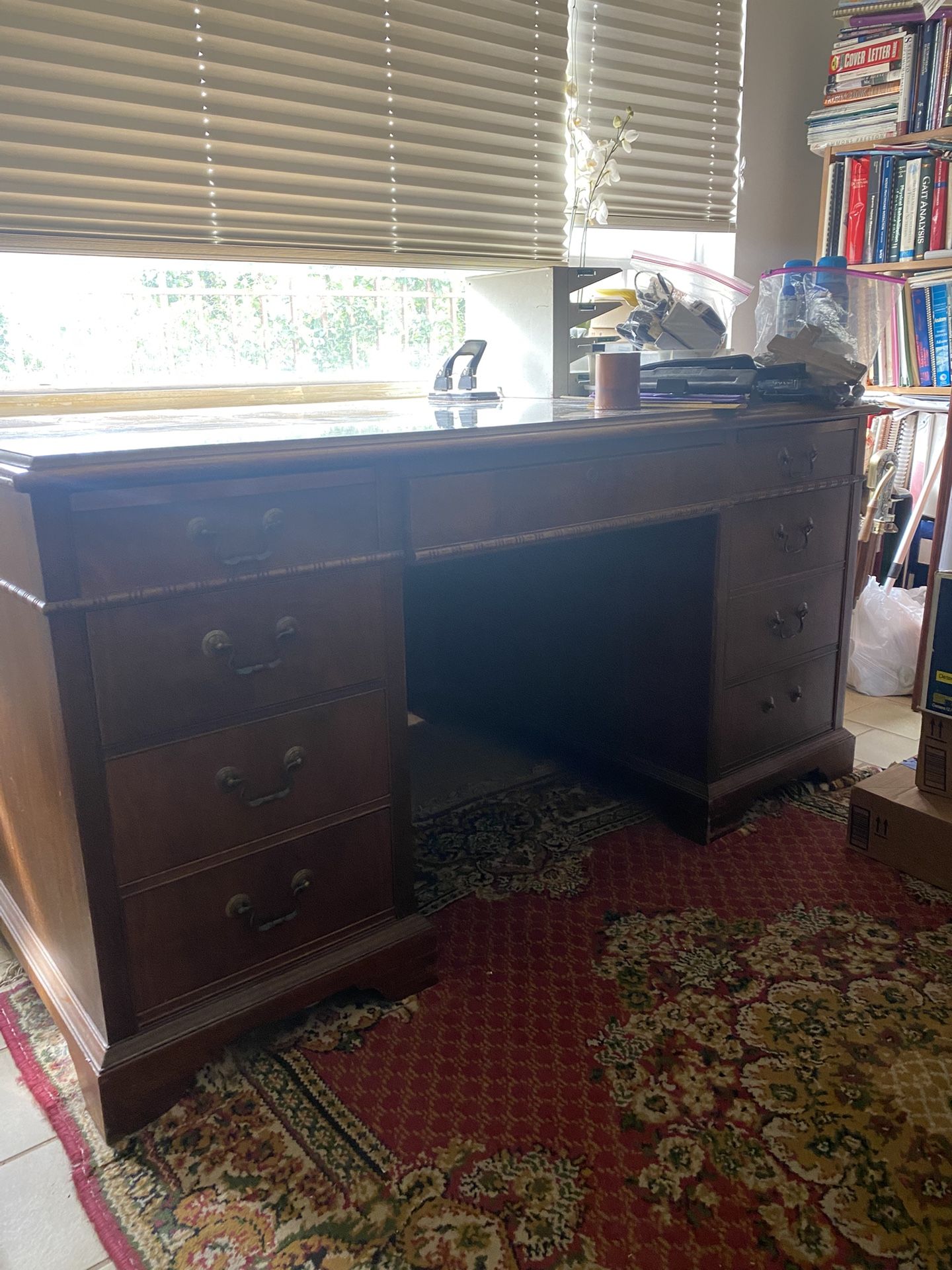 Antique Executive Office Desk