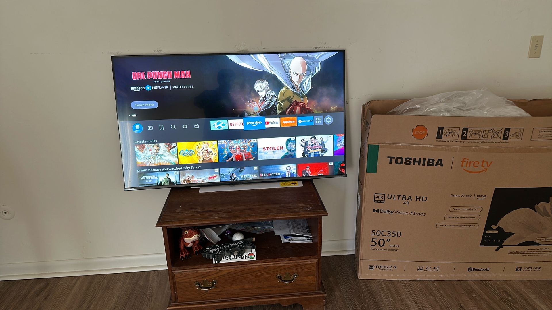 Toshiba TV 50 Ultra HD 4k Inches With Fire Stick