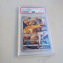 2021 Pokemon Charizard v max graded 10