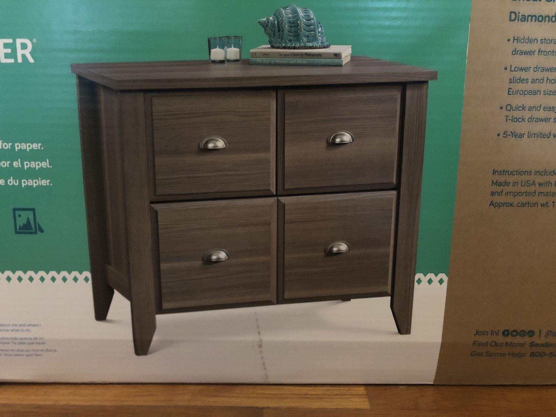2 Drawer File cabinet