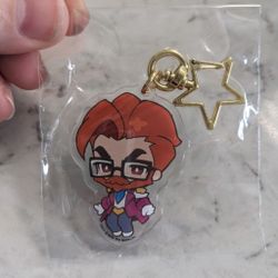 Battle Academia Graves Riot Games Keychain 