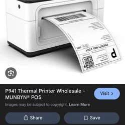 MUNBYN ITPP941 THERMAL LABEL PRINTER SHIPPING BARCODE RECEIPT PACKING ORDERS USB