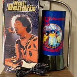 Vintage Jimi Hendrix 1994 Rabbit Tanaka Motion Lamp Light Authentic Experience W Box Psychedelic 