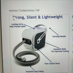 Ossur Cold Rush Therapy System with ankle pad