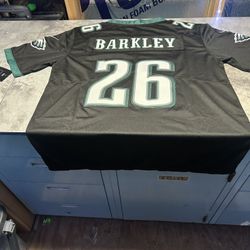 NWT Nike Philadelphia Eagles Saquon Barkley Black Jersey Size Small