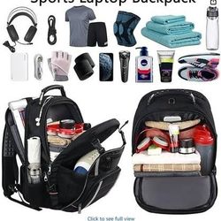 Falanko Travel Laptop Bookbag Backpack with Dozens of Organizing Pockets