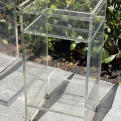 Lucite Small Side Table 