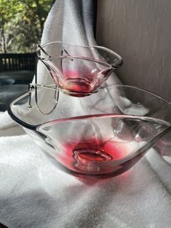 Glass Chip And Dip Set