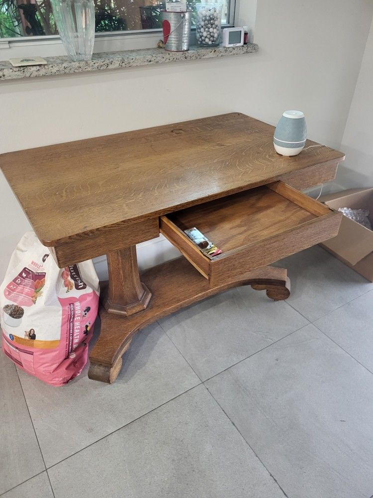 Quarter Sawn Oak Table