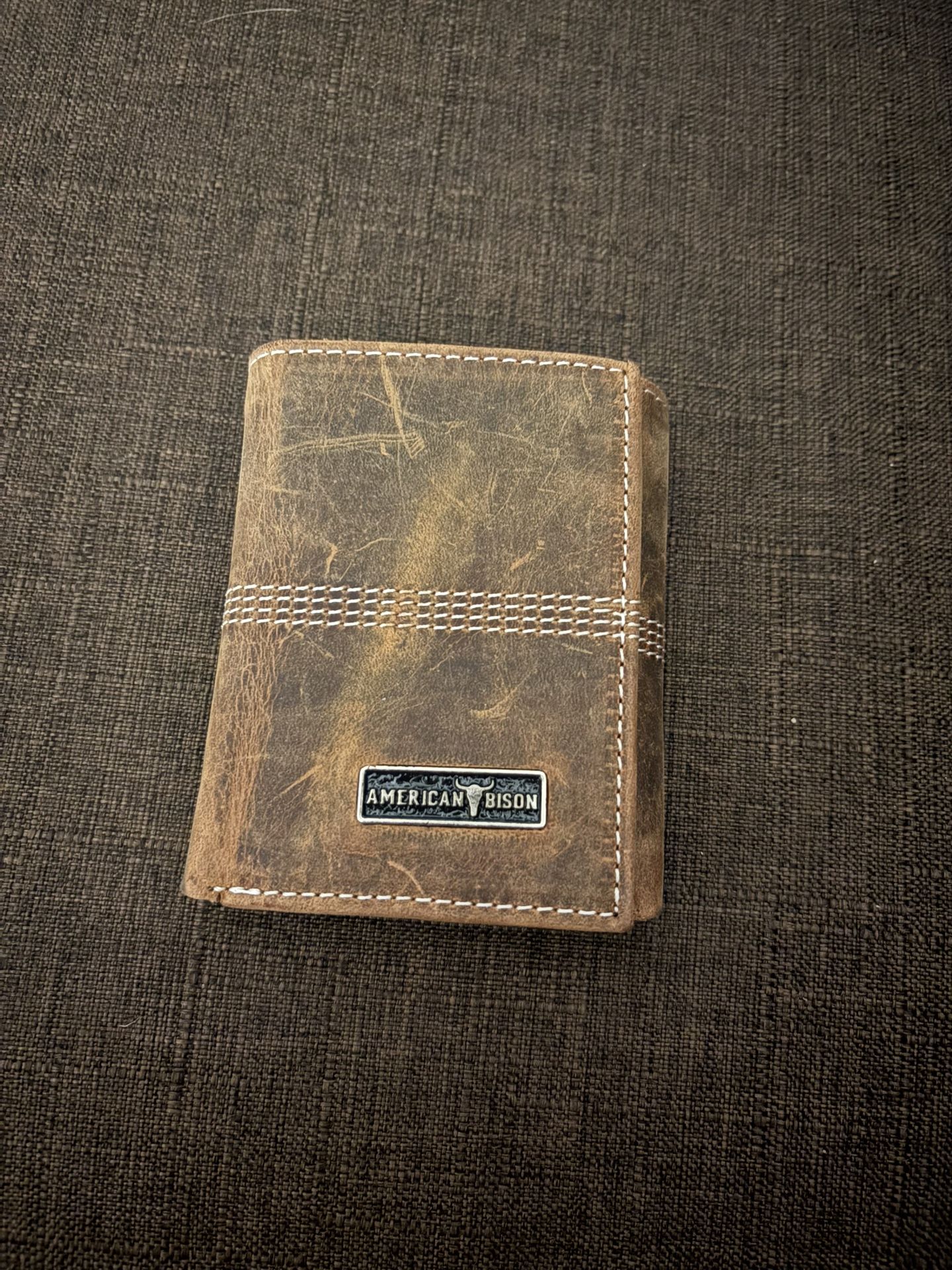 Genuine Leather Wallet Trifold