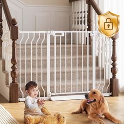 GROWNSY Baby Gate for Stairs & Doorways 29.5"-48.4" Pressure Mounted Safety Gate