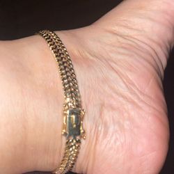 Tobillera 18k De Mujer