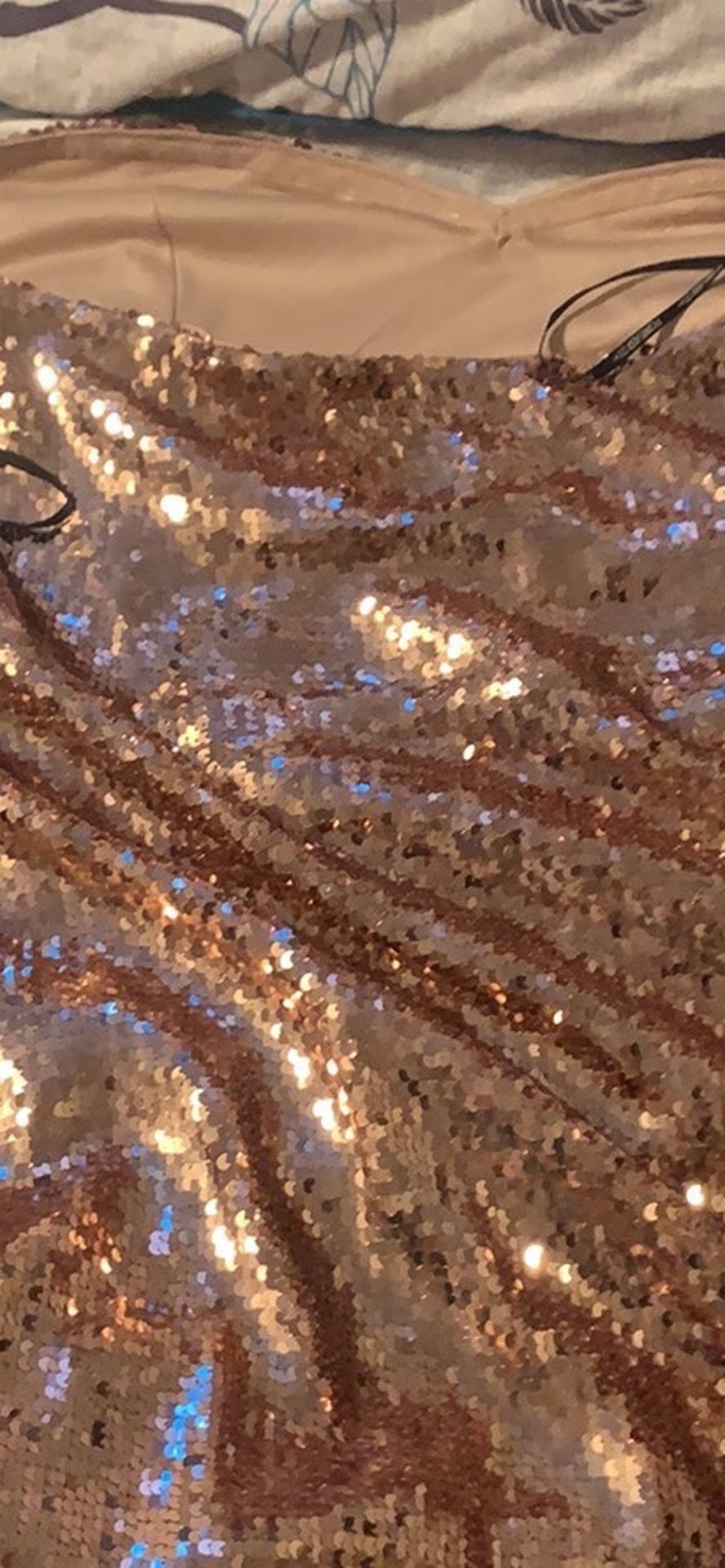 Size 2x Gold Glitter Dress