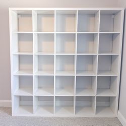 IKEA KALLAX Shelf Unit, White, 71 5/8 x 71 5/8 "