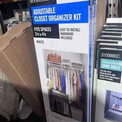 Closet Organizer . Rack And Hanger Pole 