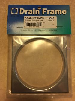 Shower Drain Frame 4.25”x4.25”