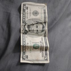 Old 5 Dollar Bill