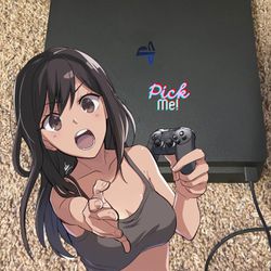 PS4 Slim + Controller + Game (Like New)
