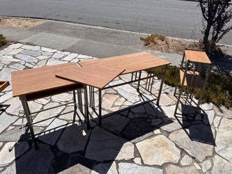 Desk With 90* Return And Shelf