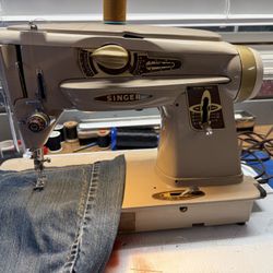 Restored Singer 500A Rocketeer Sewing Machine