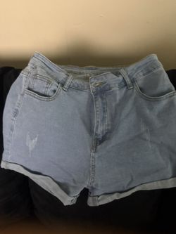Light Blue Jean Shorts 