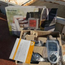 Brookstone Talking Grill Alert Remote Meat Alert Thermometer  65 FIRM New No Less  All 3 Items Cheap