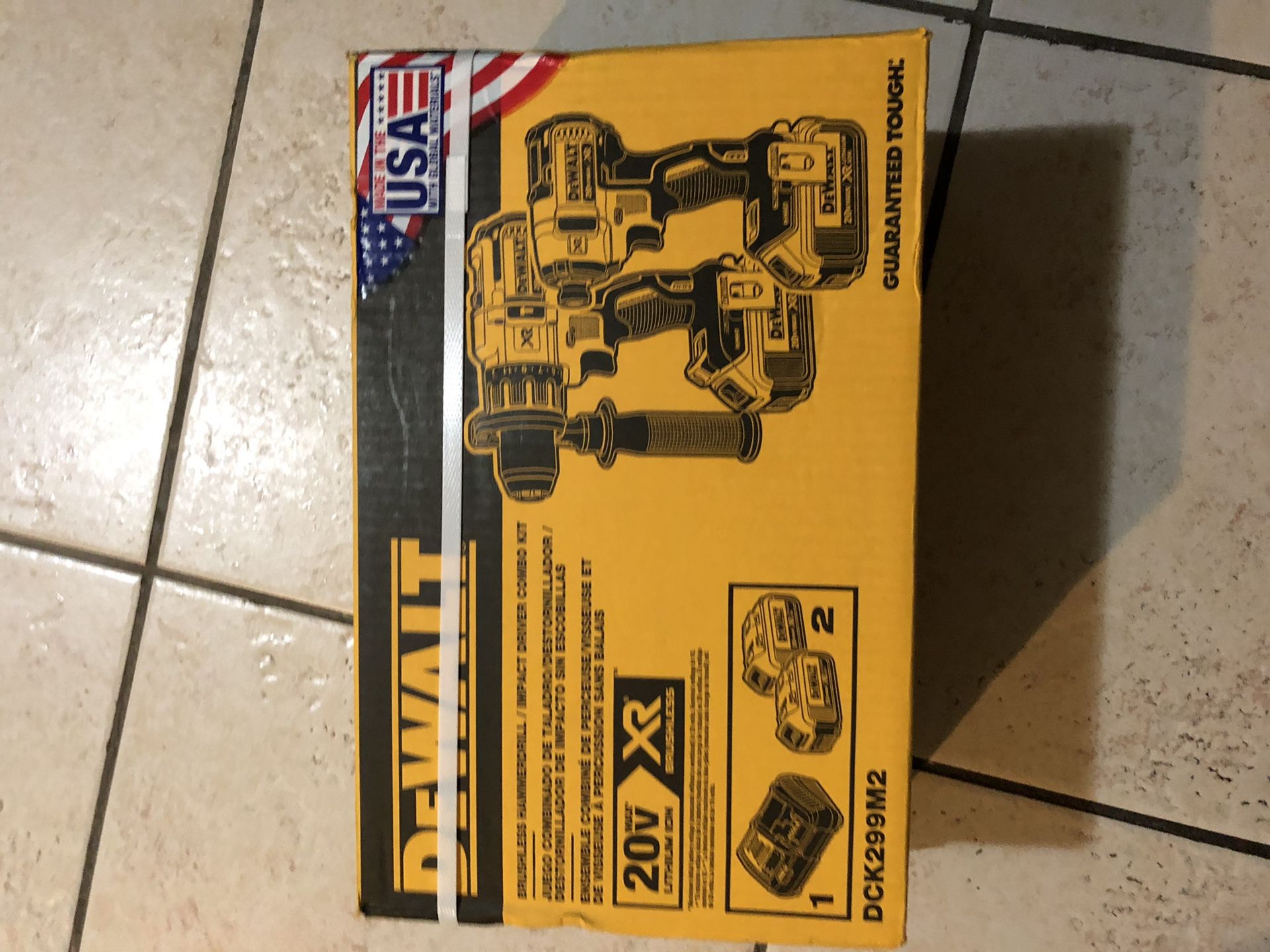 Dewalt 20V XR brushless impact driver and hammer drill