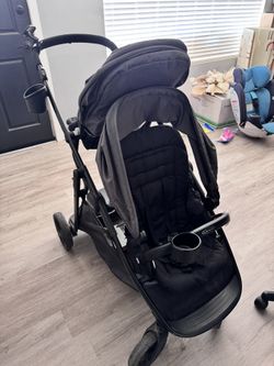 Double Stroller And Infant Car Seat