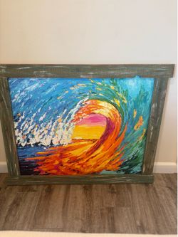 Beach Wave Painting