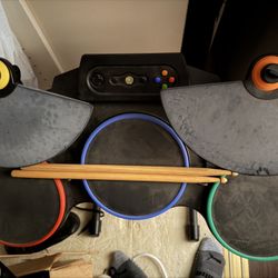 Guitar Hero World Tour Full Drum Set Xbox 360