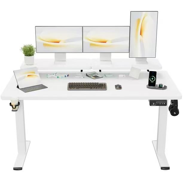 ❤️Home Office Electric Height Adjustable Standing Desk Lifting Range