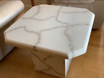 2 marble end table