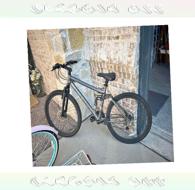 past on Full Size Bike Comfortable Ride for Daily Activities