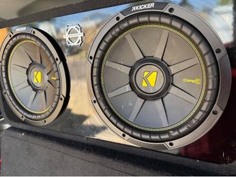 Kicker comp sub woofer speakers 🔊 and amp