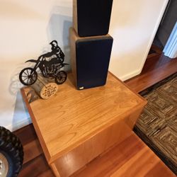 Bsr Subwoofer Cherrywood Cabinet