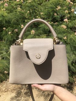 $7000 Louis Vuitton Capucines BB bag TAURILLON LEATHER- LV purse handbag crossbody