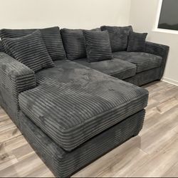 Brand New Comfy Corduroy Sectional Set 