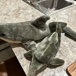 Shark And Dolphin Plush 