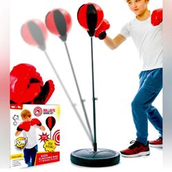 Youth Punching Bag & Boxing Glove Set