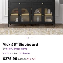 Black Console Table  