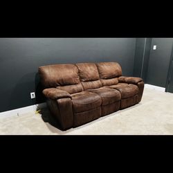 Power Recliner Sofa (3 Seats) and Love seat 
