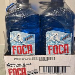 foca laundry detergent 4 gallon for $35 or $10 each 