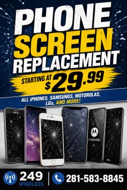 Phone screen on Special