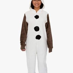 Olaf Frozen Costume  Onesie Cartoon Animal Costume One Piece Pajamas Cosplay Halloween Christmas Sleepwear Jumpsuit Homewear
