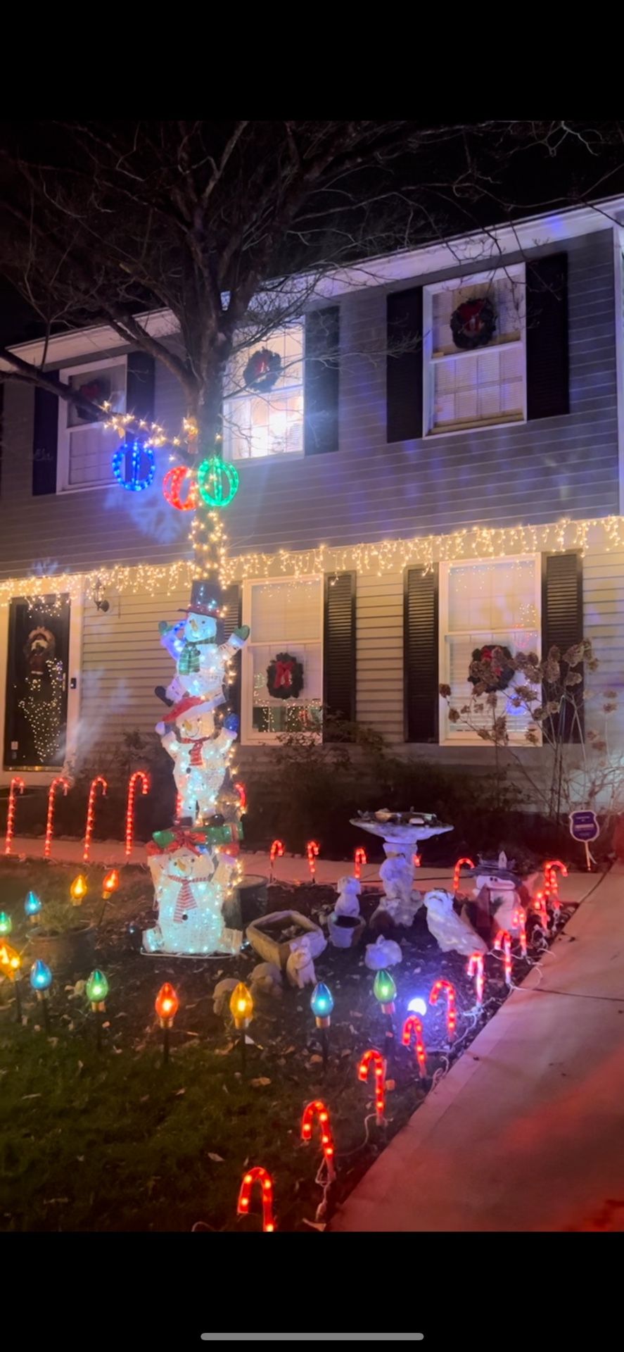 Christmas Yard lights and decorations $899