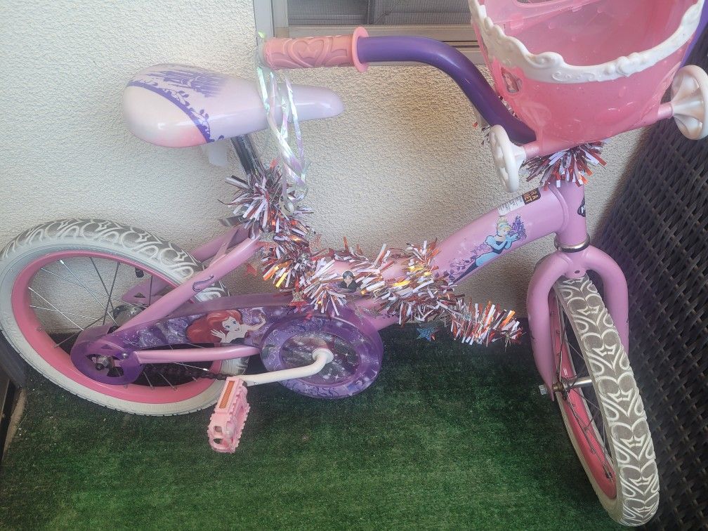 Huffy 16" Girls Princess Bike with Basket