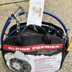 Alpine Premier tire chains used once